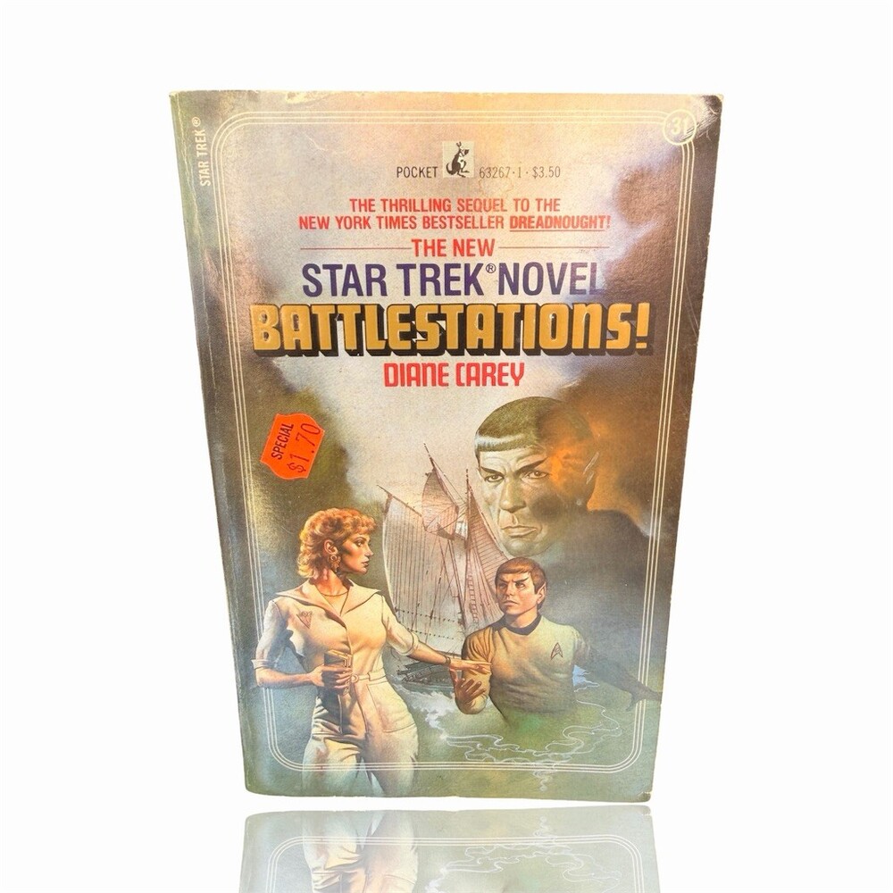Star Trek The Original Series Battlestations! Diane Carey Paperback 1986